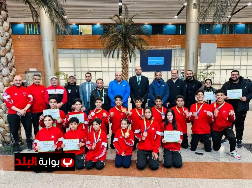 وزارة الرياضة تحتفي بمنتخب الووشو كونغ فو بعد تحقيق إنجاز عالمي في الصين