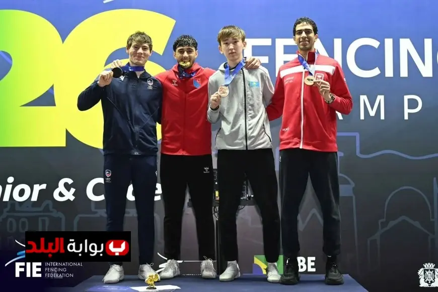 وزير الشباب والرياضة يحتفي بإنجاز أحمد هشام في بطولة العالم للسلاح بعد الفوز بالميدالية البرونزية