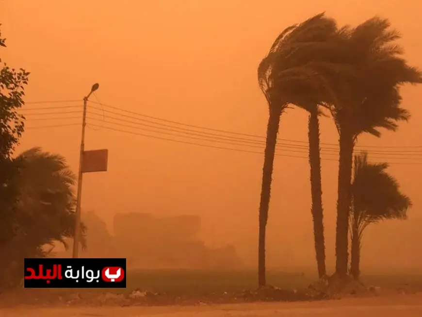 سماء مصر تتلون باللون الأصفر مع اجتياح عواصف رملية قوية